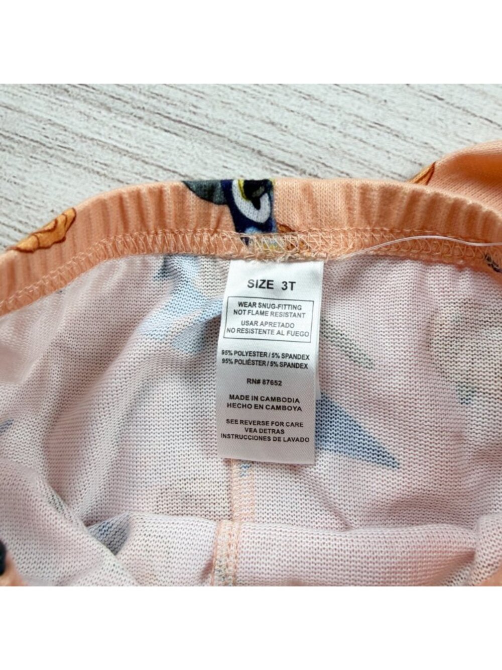 Bluey Toddler 2 Piece Pajama Set Halloween Print Long Sleeve Pants NWT 3T - Picture 4 of 5